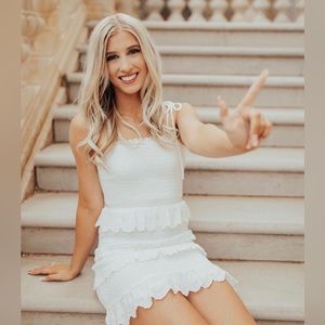 Adorable White Dress 🤍💌